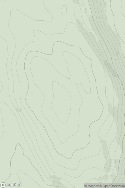 Thumbnail image for Beinn Bhuidhe [Moidart and Ardnamurchan] [NM570631] showing contour plot for surrounding peak